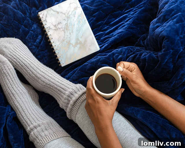 Gravity Weighted Blanket for stress relief