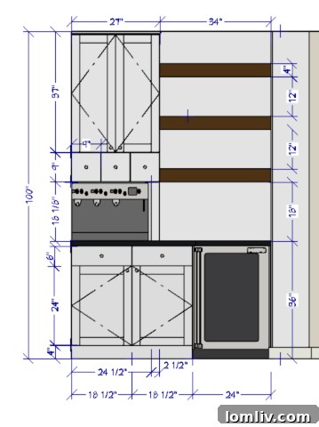 Interior Design: The New Construction Mandate 5 Detailed view of a stylish coffee bar design