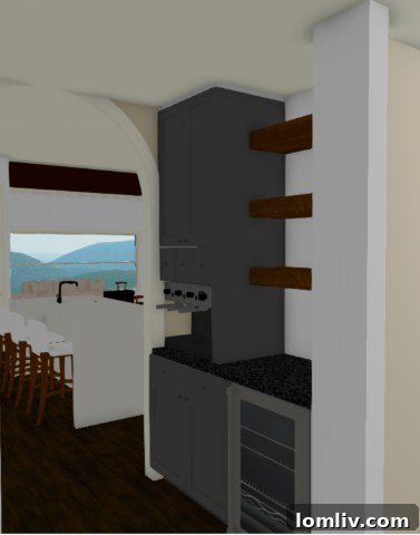 Interior Design: The New Construction Mandate 6 Elegant coffee bar area with sophisticated design details