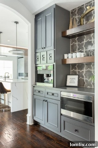 Interior Design: The New Construction Mandate 7 Modern coffee bar design with ample storage