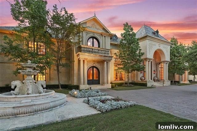 5943 Walnut Hill Lane - Grand French chateau style luxury rental in Dallas.