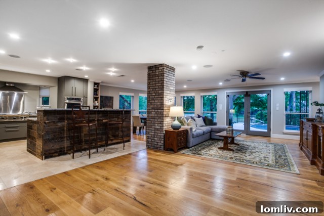 Living Area with Lake Views at 3002 Waterside Court