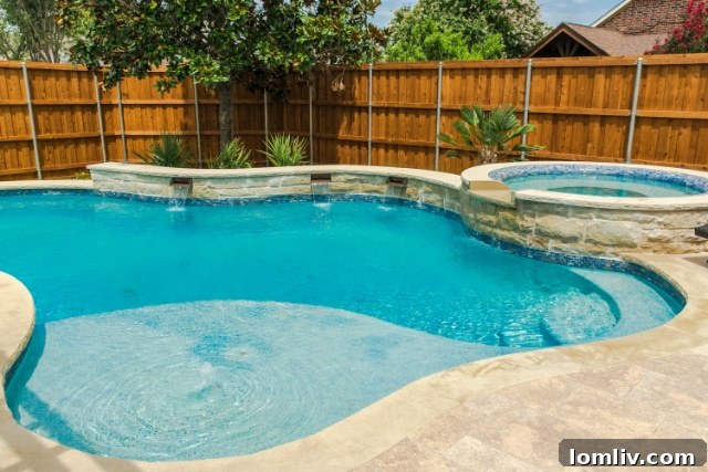 Pool Construction Reimagined 3 A family enjoying a newly installed custom swimming pool in their backyard.