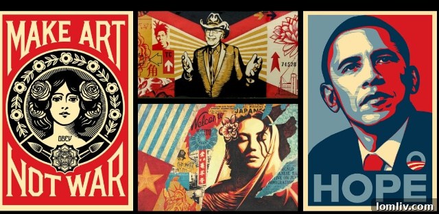 Shepard Fairey's work in progress on the historic Deep Ellum water tower
