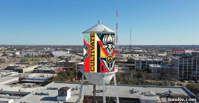 View of the Continental Gin Building complex, a significant landmark in Deep Ellum