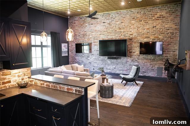 Wine Cellar Fireplace and Stone Walls at Heath, Texas Estate