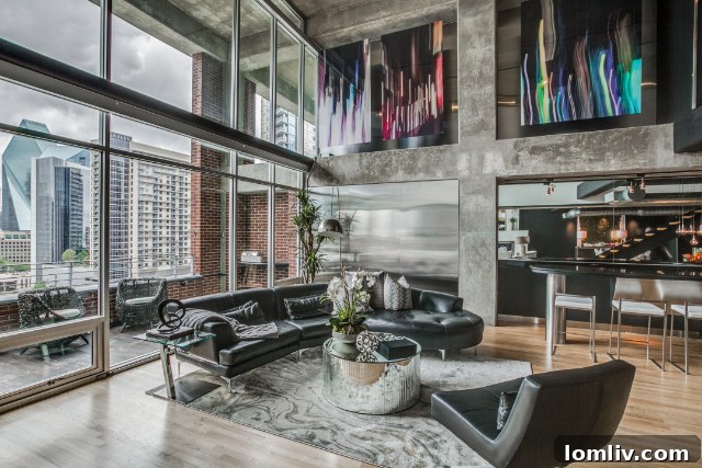 Dallas Lofts: Empire State of Mind, Lone Star Address 12 Luxurious Loft Interiors Blending Two Units Seamlessly