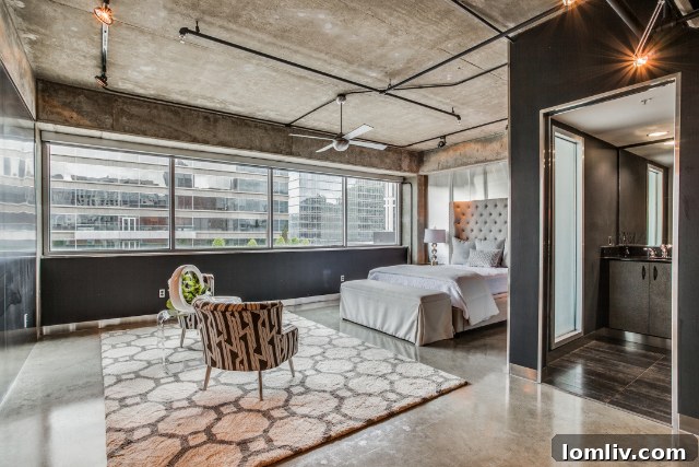 Dallas Lofts: Empire State of Mind, Lone Star Address 18 Contemporary Dining Area in an Open-Concept Loft