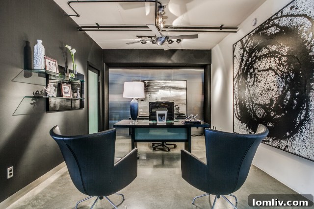Dallas Lofts: Empire State of Mind, Lone Star Address 4 Sophisticated Home Office in a Dallas Loft