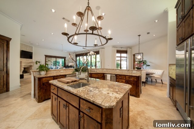 Gourmet Kitchen with High-End Appliances - Luxury Dallas Real Estate