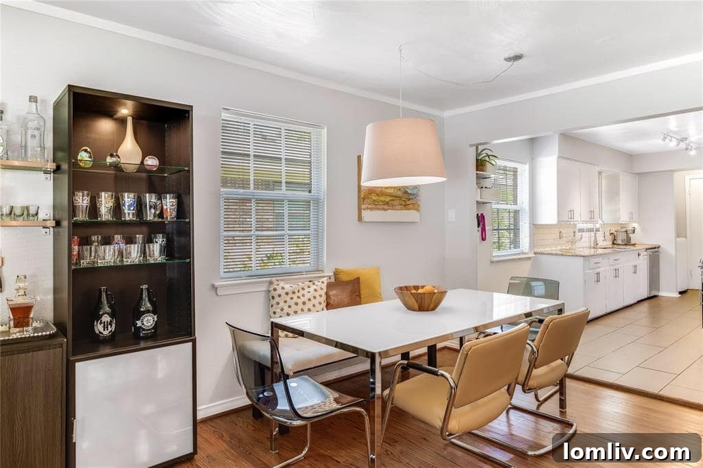 Versatile art studio or home office flooded with natural light at 2468 Pinebluff Drive