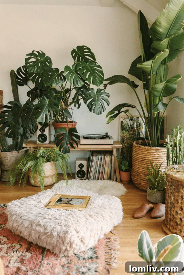 Black and Blooms' selection of plants, demonstrating their dual benefits for air purification and creating calming ambience