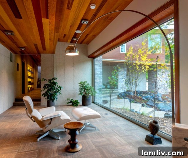 Home Adore's bright meditation space, highlighting the importance of abundant natural light for a calming environment