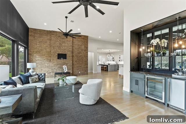 Unique Cork Wall Feature at 5314 Nakoma