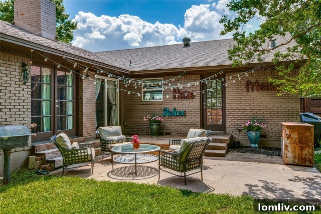 Spacious Backyard at 8618 Lockhaven, Lake Highlands