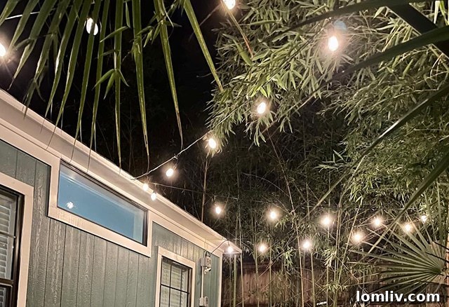 Outdoor lighting for enhanced ambience