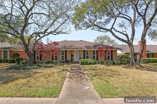 8541 Capri Drive East Dallas, original exterior before renovation