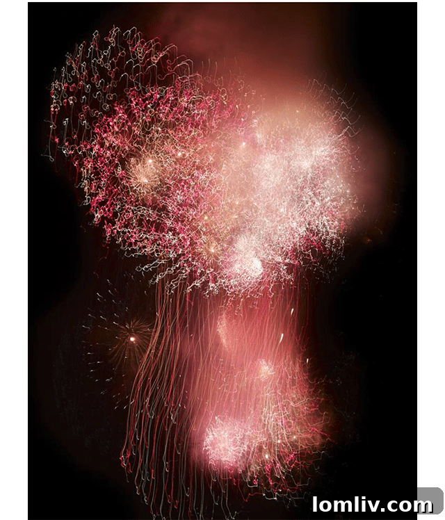 Limited-edition photography 'Quanta 401' by Michael Taylor, a burst of color