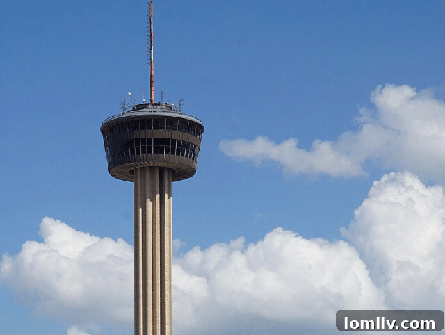 Tower of the Americas in San Antonio, designed by O'Neil Ford