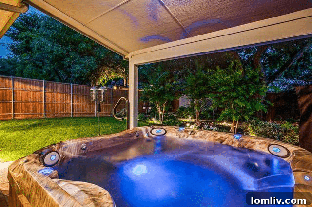 Covered Patio and Jacuzzi for Relaxation