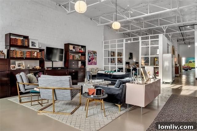 Modern Industrial Design in Dallas Loft