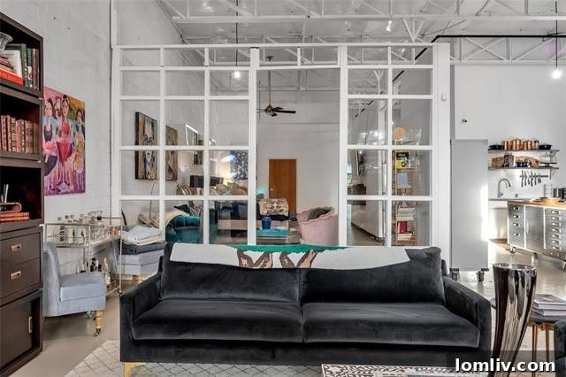 High Ceilings and Abundant Light in Design District Loft