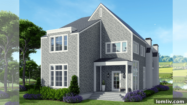 Exterior of Cape Cottage 'Newport' featuring classic architecture and undeniable lakeside appeal