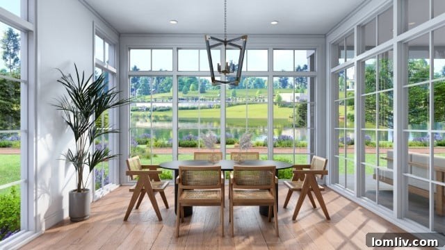 Open-concept kitchen and dining area in a Cape Cottage with modern finishes and ample space