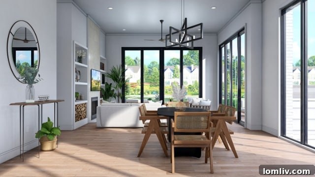 Spacious modern kitchen in a Cape Home featuring high-end stainless steel appliances and a large island