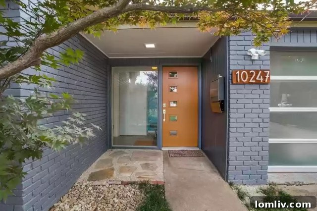 10247 Rosser Road Midcentury Modern Ranch Exterior View
