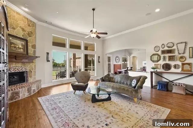Spacious kitchen in Lucas luxury property
