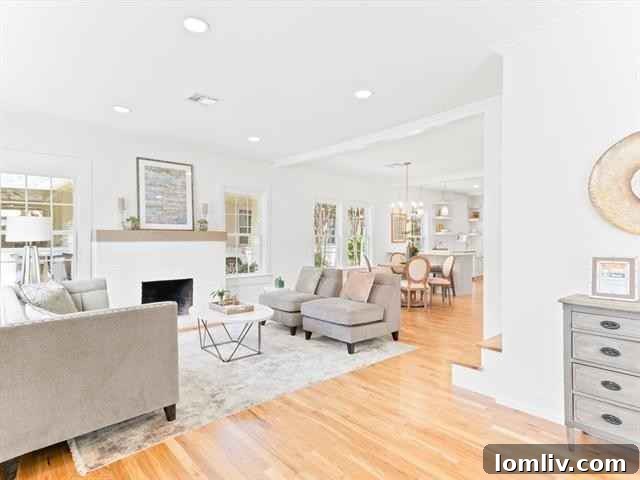 Modern White Interior of a Renovated Cottage in North Hi Mount, Fort Worth