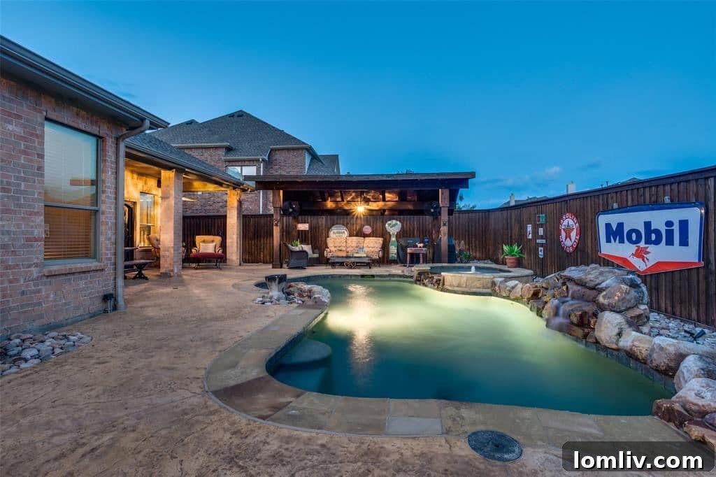Covered Patio and Pool Area Perfect for Entertaining