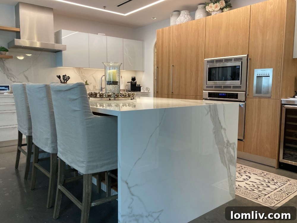 Penthouse Kitchen Island Renovation