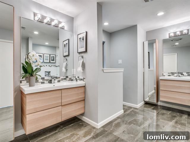 Sophisticated kitchen with updated appliances and finishes