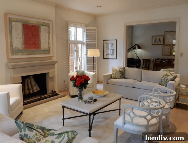 Spacious Living Area in a Furnished Highland Park Lease