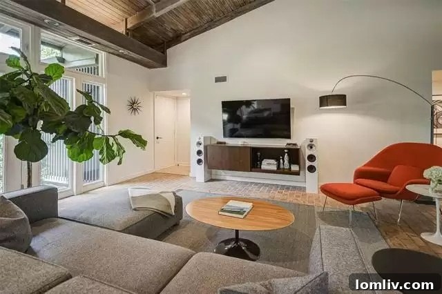 Bright and spacious kitchen area featuring contemporary appliances and sleek design