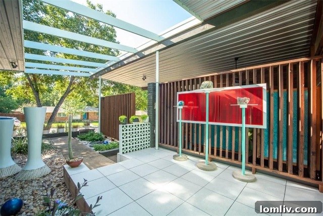 Architectural Gem: 8719 Stanwood Drive's Unique Mid-Century Modern Exterior