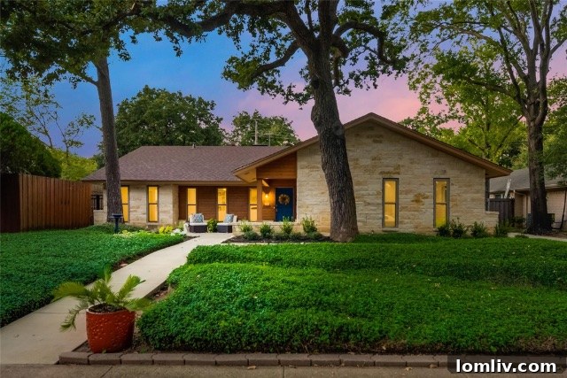 Stunning fully renovated 1971 home exterior in Irving, TX