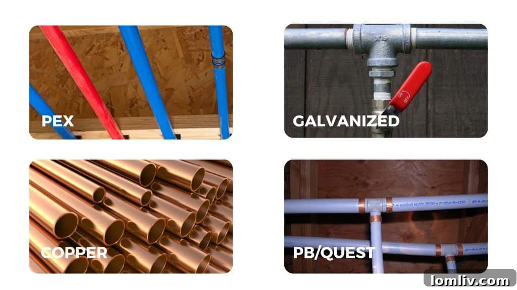 Texas Home Inspection - Water Piping