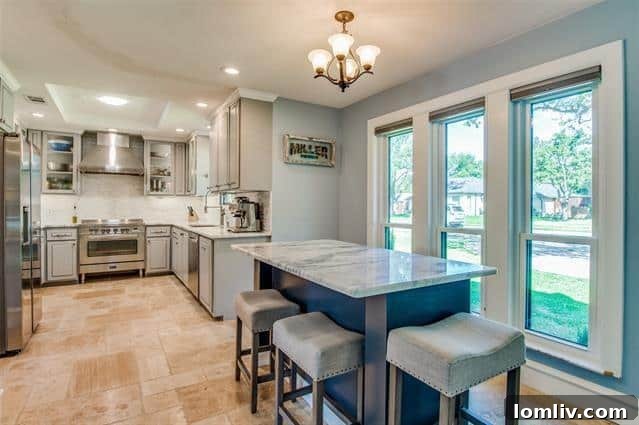 Renovated Kitchen with Commercial-Grade Appliances