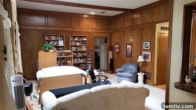 Interior View of 3105 Saint Ives Court, Highlighting Renovation Potential