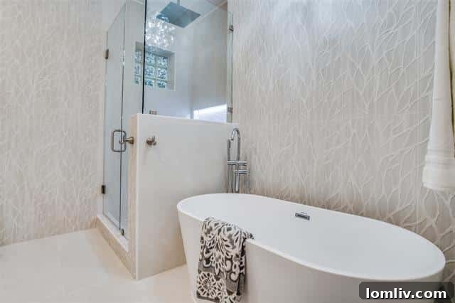 Northaven Park Home: Reimagined and Radiant 7 Luxury Bathroom Tile Dallas
