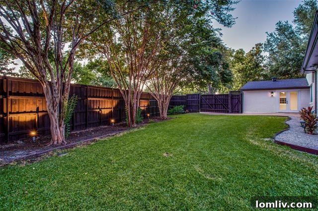 Northaven Park Home: Reimagined and Radiant 9 Newly Landscaped Backyard