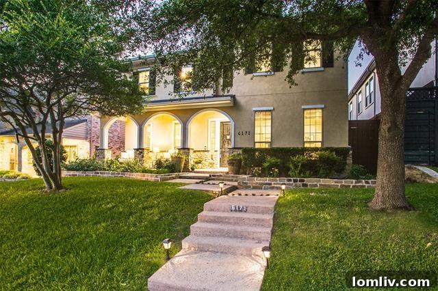 Lakewood Heights Mediterranean-style home exterior