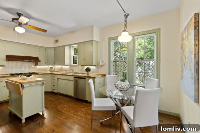 Bright and Welcoming Kitchen with Classic Charm