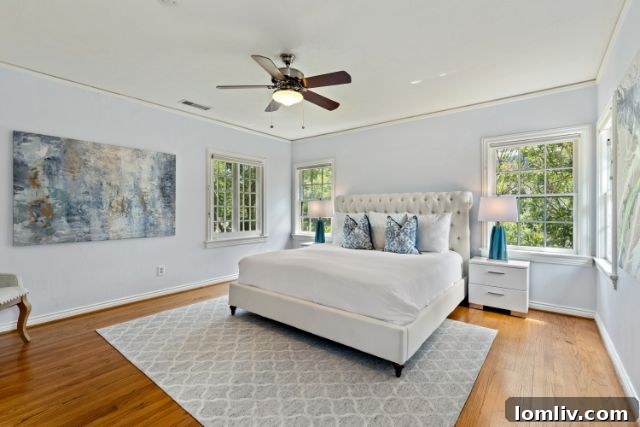 Luxurious Primary Bedroom Offering Peace and Comfort