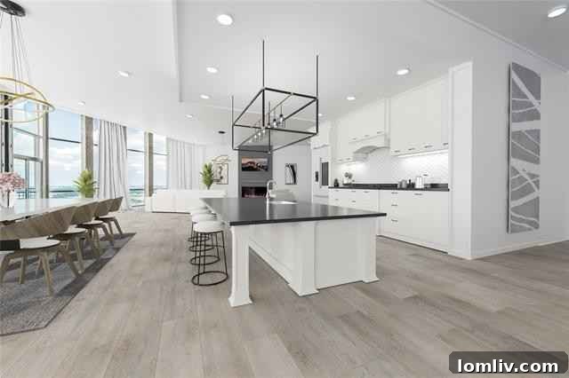 Dream Penthouse on a Budget: Design Your High Rise Haven From Scratch 6 Envisioned luxury kitchen in Fort Worth penthouse