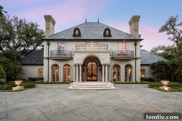 Sharif & Munir Preston Hollow French Traditional Estate Exterior