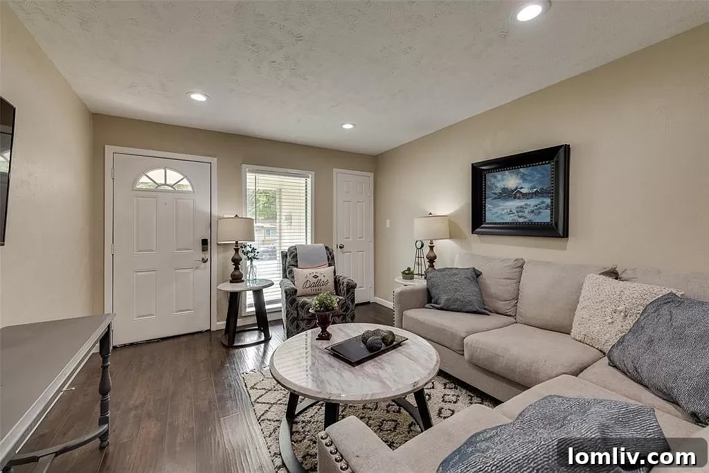 East Dallas Country Club A World of Opportunity 4 Remodeled open kitchen with island and granite countertops at 10841 Sharondale Drive